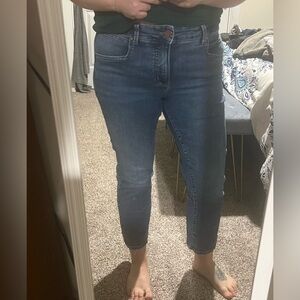 Maurices Classic Ever Flex Blue Ankle Jeans